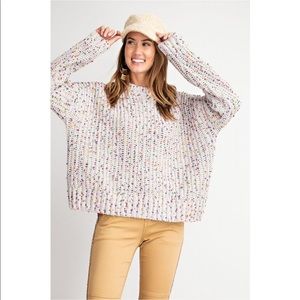 Speckled Knit Sweater